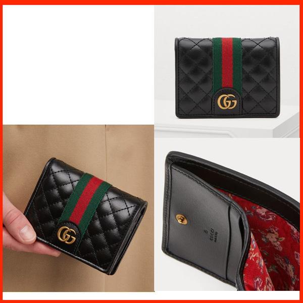 2024新作入荷【GUCCI グッチスーパーコピー】キルティング折りたたみ財布★9071801